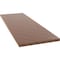 Ekena Millwork 18W x 44H True Fit PVC Diagonal Slat Modern Style Fixed Mount Shutters, Burnt Toffee, PR TFP001DG18X044BT - alternate 3